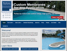Tablet Screenshot of membraneconcepts.com